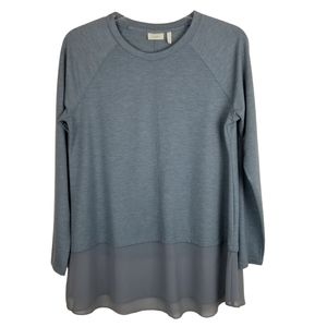 LOGO Lounge Chiffon Hem Tunic